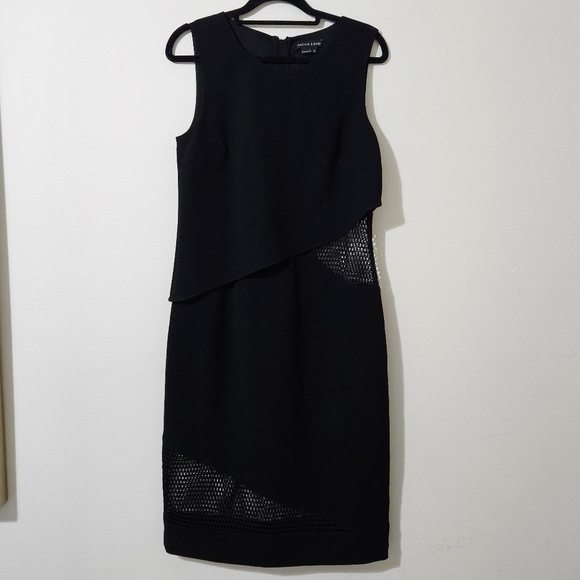 Sachin + Babi Dresses & Skirts - Sachin & Babi Mesh Cutouts Sheath Dress